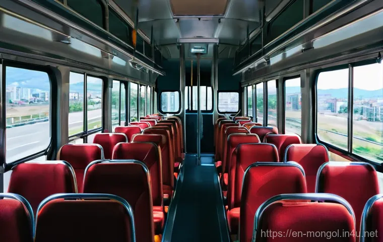 몽골의 주요 교통수단 - **Prompt:** A rugged, dust-covered 4x4 vehicle, specifically a UAZ-452 van or a Toyota Land Cruiser,...