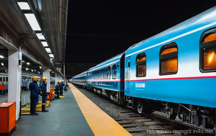 몽골과 중국 국경 여행 팁 - **Erenhot: Dinosaur City Gateway**
    A vibrant and bustling street scene in Erenhot, China, on the...