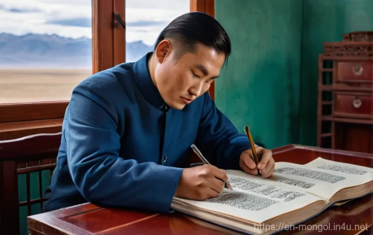 몽골의 유명 작가 - **"The Architect of Modern Mongolian Letters"**: A distinguished Dashdorjiin Natsagdorj, in his earl...