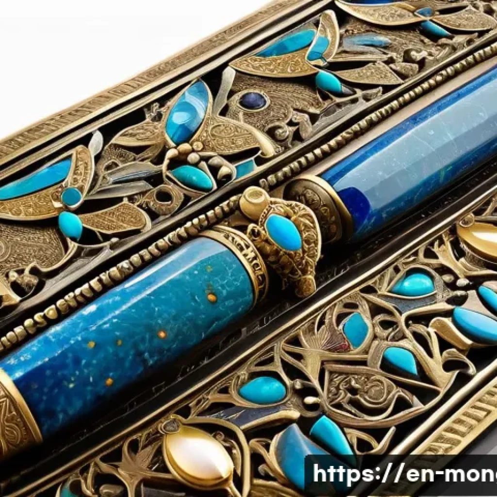 몽골 황금기의 유물 - A highly detailed close-up of a Mongol artisan&rsquo;s workshop table featuring exquisite metalwork jewelr...